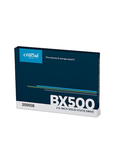 Crucial BX500 CT2000BX500SSD1 2.5" 2 TB 540/500 MB/S 3D Nand SATA SSD