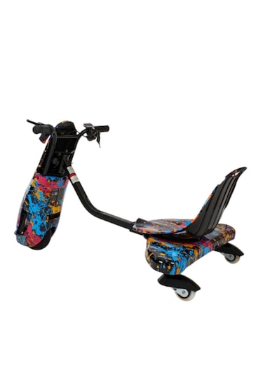 Drift Car Elektrikli Kaykay Drift Scooter Bluetooth  Grafity Desenli Kasa