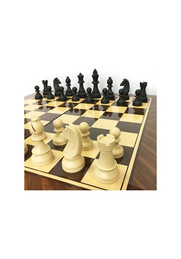 Star Antik Ceviz Tavla Ve Satranç Takımı