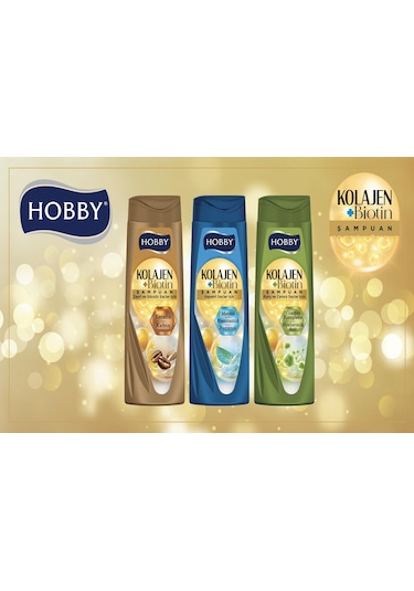 Hobby Şampuan Gül Özlü Boyalı Saç 480 Ml X 3 Adet