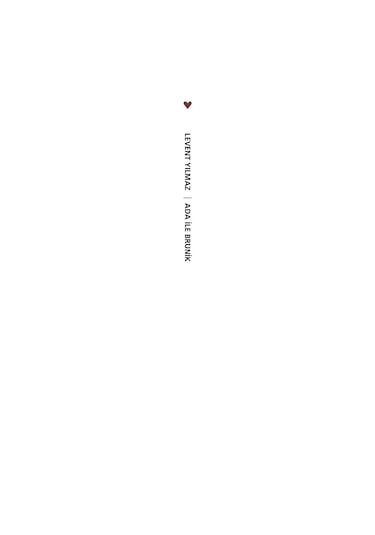 Ada ile Brunik - Levent Yılmaz - Can Yayınları