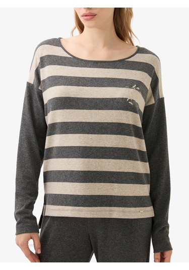 Kadın Termal Pijama Üstü 51971 - Antrasit Antrasit