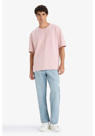 Defacto Oversize Geniş Kalıp Ütü Gerektirmeyen Bisiklet Yaka Kısa Kollu Basic Düz Ağır Kumaş Tişört X3926az25sppr345 Mor Defacto Oversize Geniş Kalıp Ütü Gerektirmeyen Bisiklet Yaka Kısa Kollu Basic Düz Ağır Kumaş Tişört X3926az25sppr345 Mor