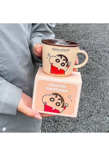 Yifomall Kahve Bardakları Ev Kullanıma Mükemmel, 340ml Seramik情侣设计li, Sevimli Kadın Hediyesi, Kahvaltı Ve Günde Kullanım İçin Diğer