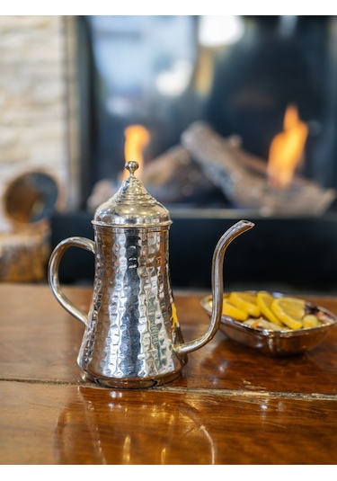Bakır Yağdanlık Otantik Model Gümüş Renk No:1