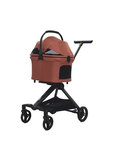 Eurodog Katlanabilir Köpek Arabası Turuncu 66x52x110cm