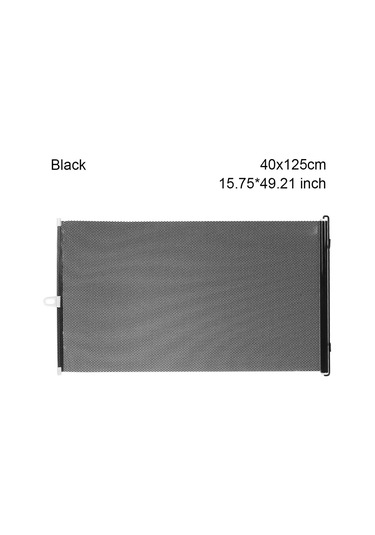 Goldenqian Otomobil Parçaları Güneş Uv Korumalı Cam Güneşlik Kapak Otomobil Perde Araba Pencere Güneşlikler Güneş Gölge Blok Koruyucu Black-40x125cm