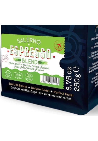 Moliendo Salerno Espresso Blend Çekirdek Kahve 250 G