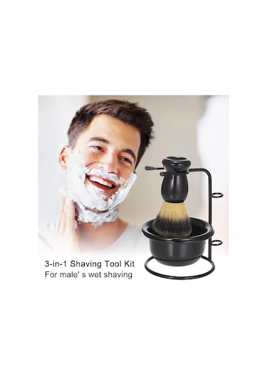 Tıraş Fırçası Standı Ve Kase Seti