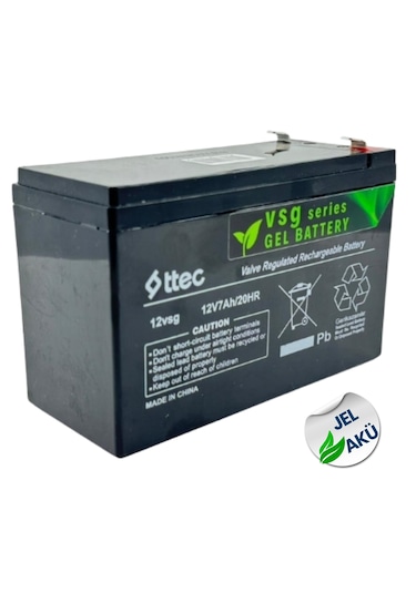 12v 7ah Jel Tipi Akü 2025 Üretim