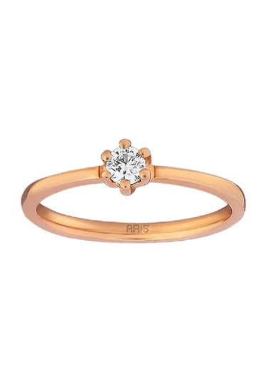 0.13 Karat Pırlanta Tektaş Yüzük