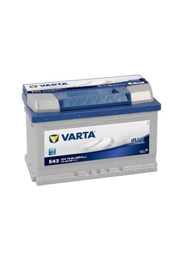 Varta Ana Bayiden E43. 12v 72ah Ford -opel Alçak Tip