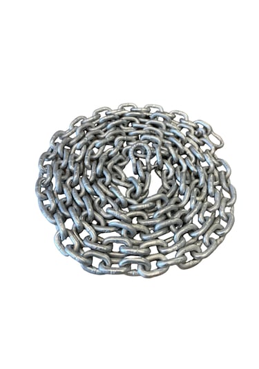 Tekne Irgat Zinciri. 6mm. Daldırma Galvaniz Zincir. 1 Metre