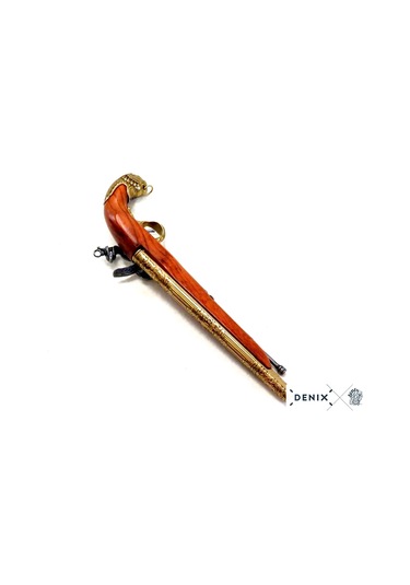 Denix Dekoratif Çakmaklı Tabanca 43 Cm, Almanya 18. Yüzyıl