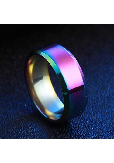 Gümüş Sıcak Paslanmaz Çelik Yüzük Band Titanyum Gümüş Siyah Altın Erkekler 9 Gümüş