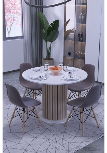 Antolyum Yemek Masası Mutfak Masası