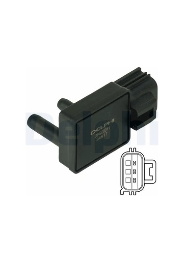 Ford Ranger Egzoz Basinc Sensoru 3.2 Tdci 2012-2018 Delphı Dps00011