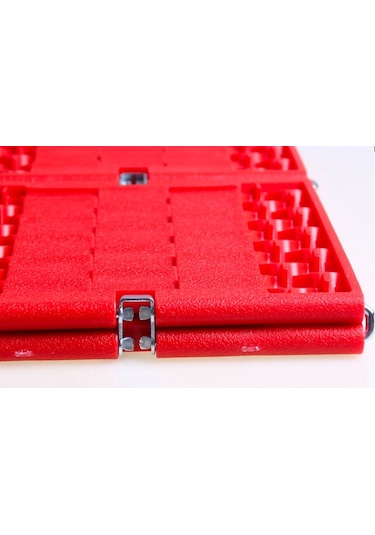 Ally Araç Lastik Kar Ve Çamur Paleti Tekerlek Patinaj Pedi Katla Kırmızı