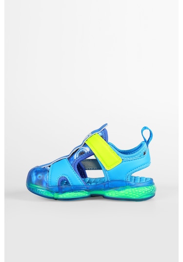 Vicco Live Işıklı Erkek Bebek Sandalet Saks Mavi