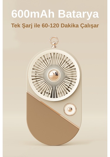 Taşınabililir Mini Usb Şarjlı 3 Kademeli El Vantilatör Fan Soğutucu Ys2528