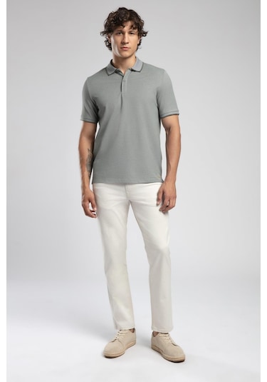 Lee Cooper Jagger Normal Bel Dar Kesim Düz Paça Taş Erkek Pantolon-19662 Taş