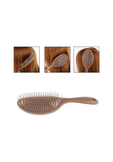 Suntek Dolaşık Açıcı Tarak Saç Kahve-23,2x7,5x3,5cm