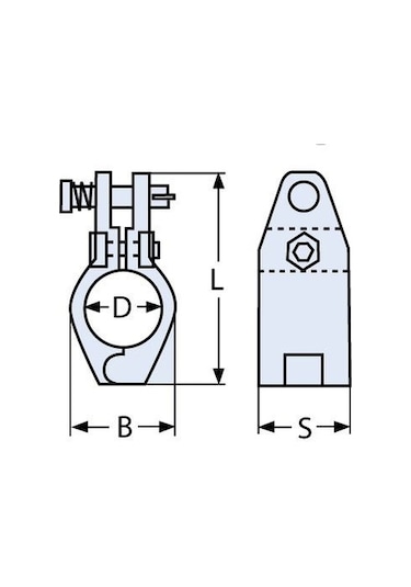 30Mm Menteşeli Boru Geçiş