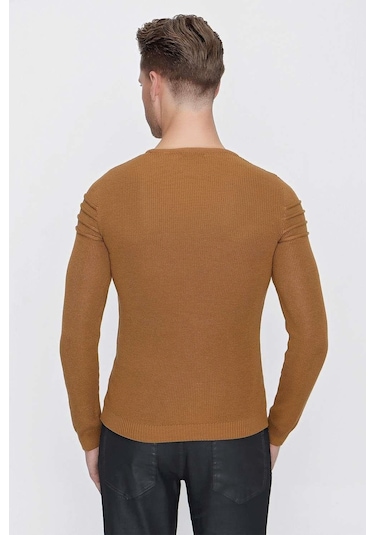 Tr 849 Slim Fit Taba Klasik Triko Taba