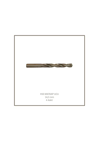 Hss Matkap Ucu 14,5 Mm, Metal, Ahşap, Plastik İçin 4 Adet