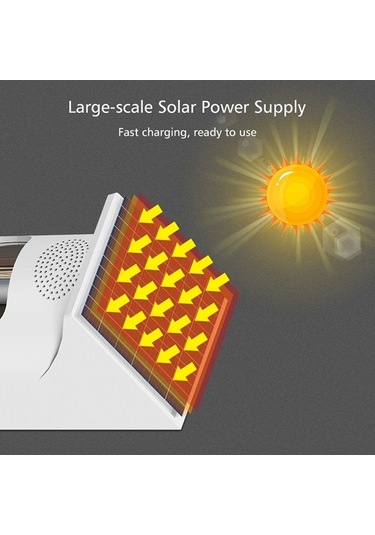 1291 Güneş Enerjili Sensörlü Alarm Hırsız Ve Yabani Hayvan Kov...