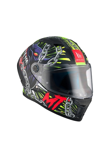 Mt Kask Stinger 2 Akın A3 Mat Kırmızı - Siyah