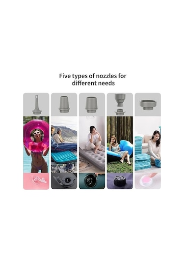 Xianwen Jialan Elektrikli Hava Pompası Taşınabilir Kablosuz Hava