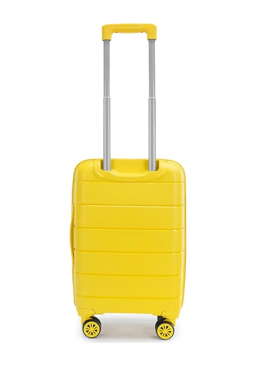 Wexta Wx-pp17 Sarı Orta Boy Polipropılen Valiz Sari