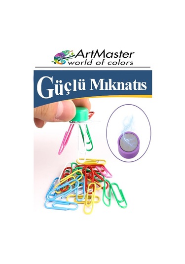 Pano Düğmesi Mıknatısı Renkli 10 Lu 1 Paket Buzdolabı Dekorasyon Manyetik Yuvarlak Mıknatıs Hobi Etkinlik Plastik Kaplı