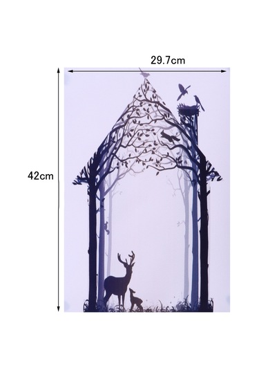 Homyl 1 Panel Kanvas Tablo Yağlıboya Resim - 11,7x16,5-inç