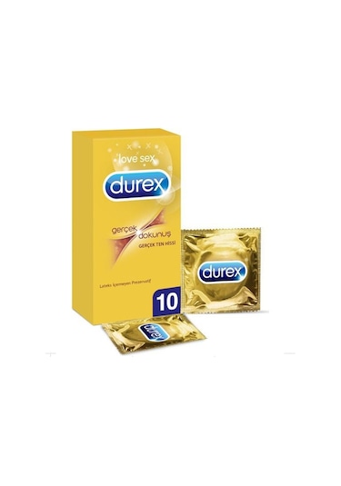 Durex Gerçek Dokunuş Prezervatif 10'lu