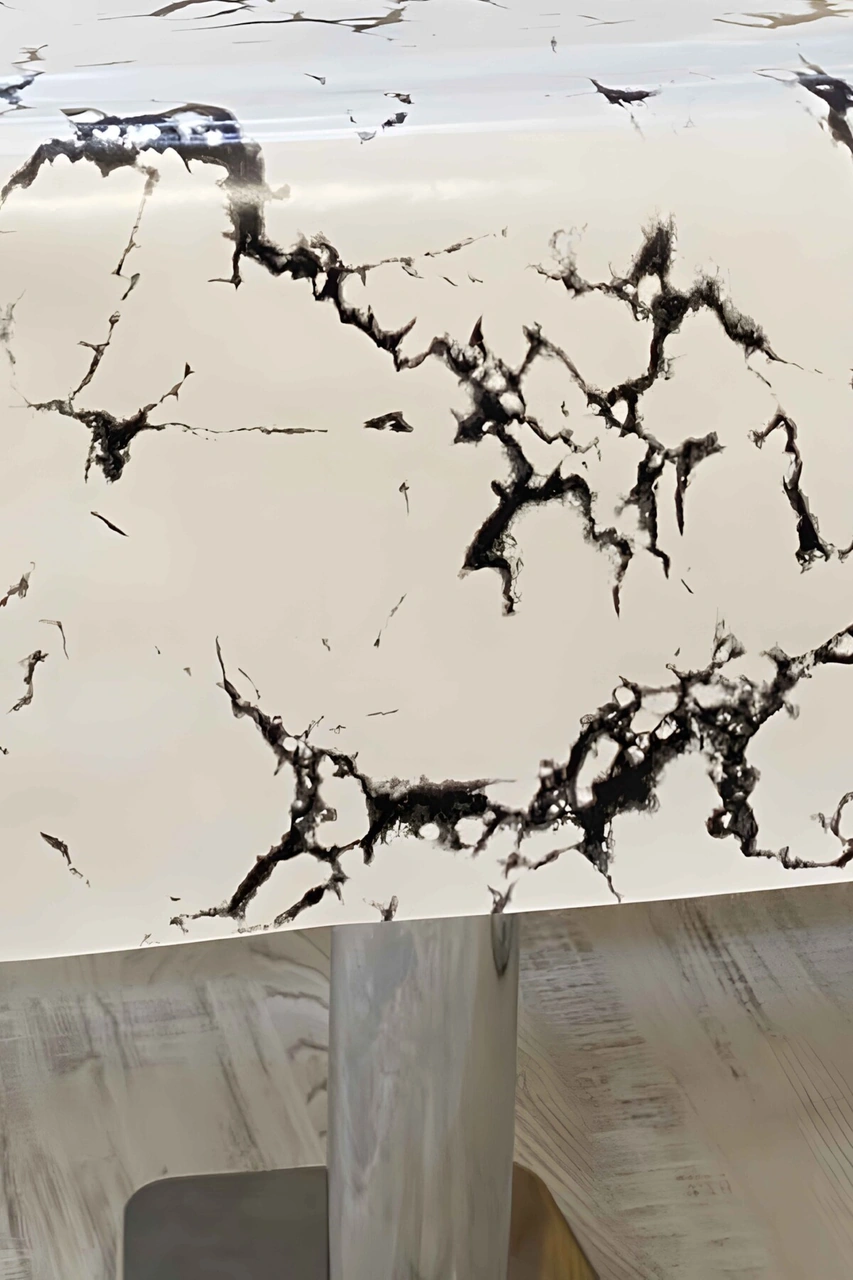 Rona Home Silinebilir Pvc Kaymaz Elyaf Tabanlı Masa Örtüsü Su Geçirmez Muşamba Sofra Bezi Tüm Çeşitler Beyaz Siyah