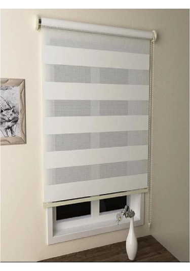 Networkavm Beyaz Stor Zebra Perde Ok-v1 Beyaz