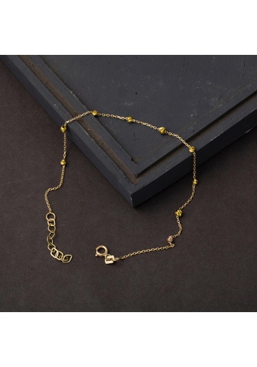 Bilezikci Dorika Toplu Spor 14 Ayar Altın Halhal Sarı