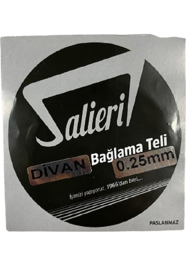 UZUN SAP DİVAN BAĞLAMA TELİ 0,25 KOMPLE SET TAKIM
