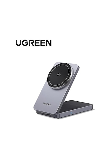 Ugreen 45023 2in1 Magsafe Kablosuz Hızlı Şarj Aleti (Outlet)