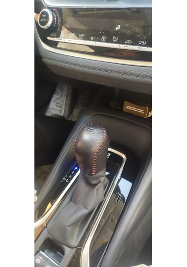 Toyota Corolla Uyumlu 19/24 Hakiki Deri El Yapımı Otomatik Vites Topuzu Kılıfı