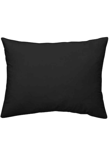 Maki %100 Pamuklu Siyah 2 Adet 50X70 Yastık Kılıfı