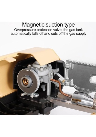 Ebitda Taşınabilir Kamp Soba Brülör Açık Piknik Pişirme Katlanır Gaz Sobası 001 Altın