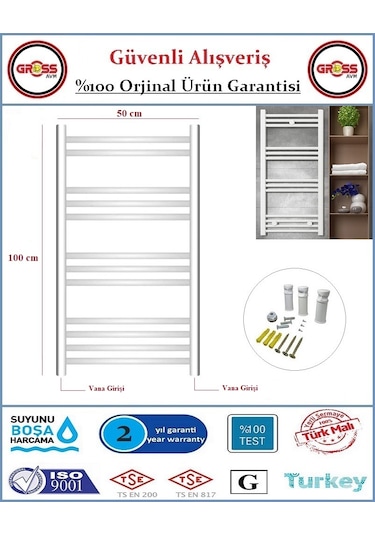 Havlupan Banyo Peteği 50x100 - Beyaz
