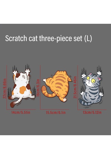 Araba Çıkartmaları Havalı Araba Çıkartmaları Komik Evcil Hayvan Kedi Çıkartmaları M