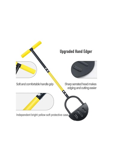 Sones Açık Hava Patio Manuel Kenar Küreği Ev Bahçe Çim Kenar Aracı, Stil: Keskin V Kenar