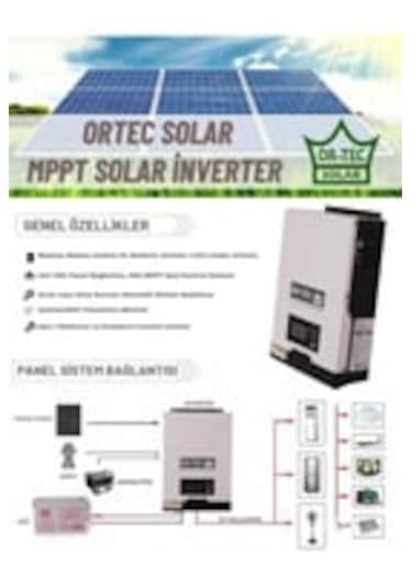 Ortec Solar 24v 3kw Mppt Akıllı İnverter