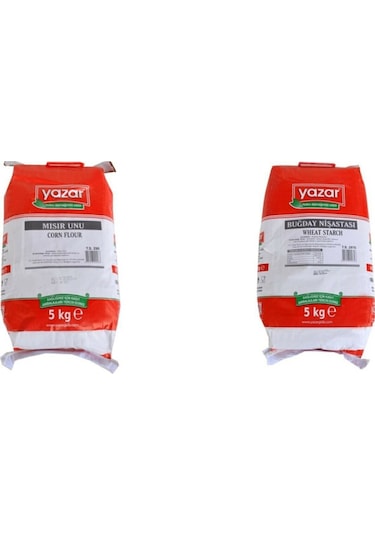 Yazar Mısır Unu 5 KG + Buğday Nişastası 5 KG