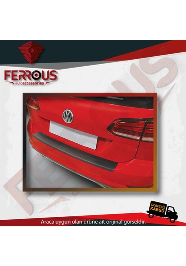 Volkswagen Caddy Arka Tampon Üstü Koruyucu 2004 2015 Model N11.1917